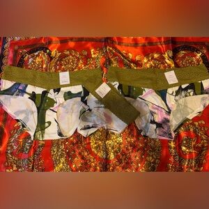 Auden Olive and Multicolor Lace Lingerie Set